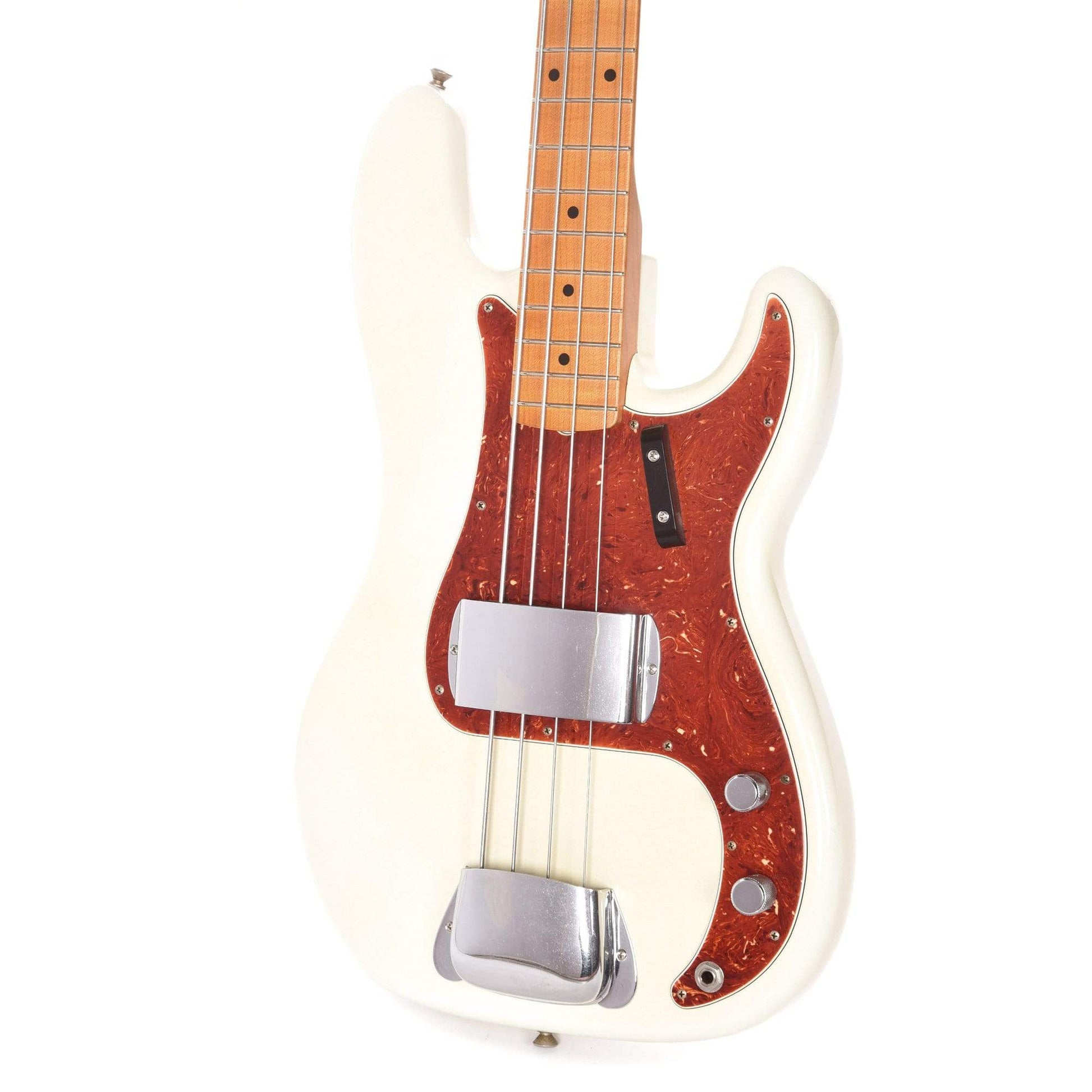 Fender Custom Shop 1969 Precision Bass Closet Classic Olympic White Master Built by Carlos Lopez Bass Guitars / 4-String