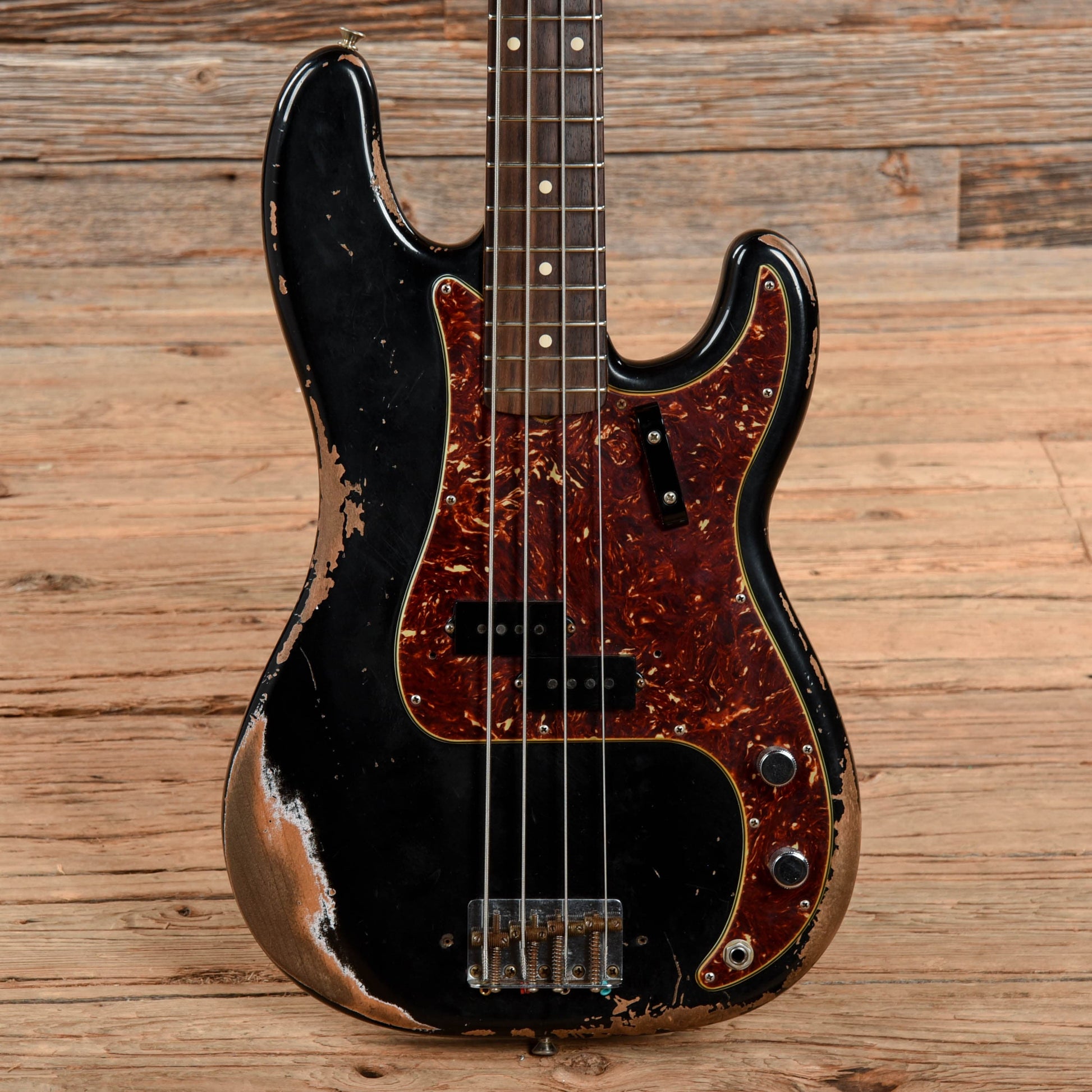 Fender Custom Shop '60 Precision Bass Relic Black 2020 Bass Guitars / 4-String