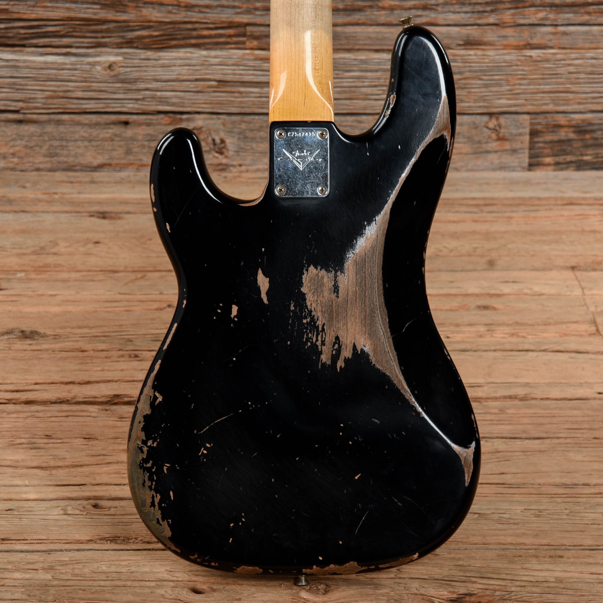 Fender Custom Shop '60 Precision Bass Relic Black 2020 Bass Guitars / 4-String