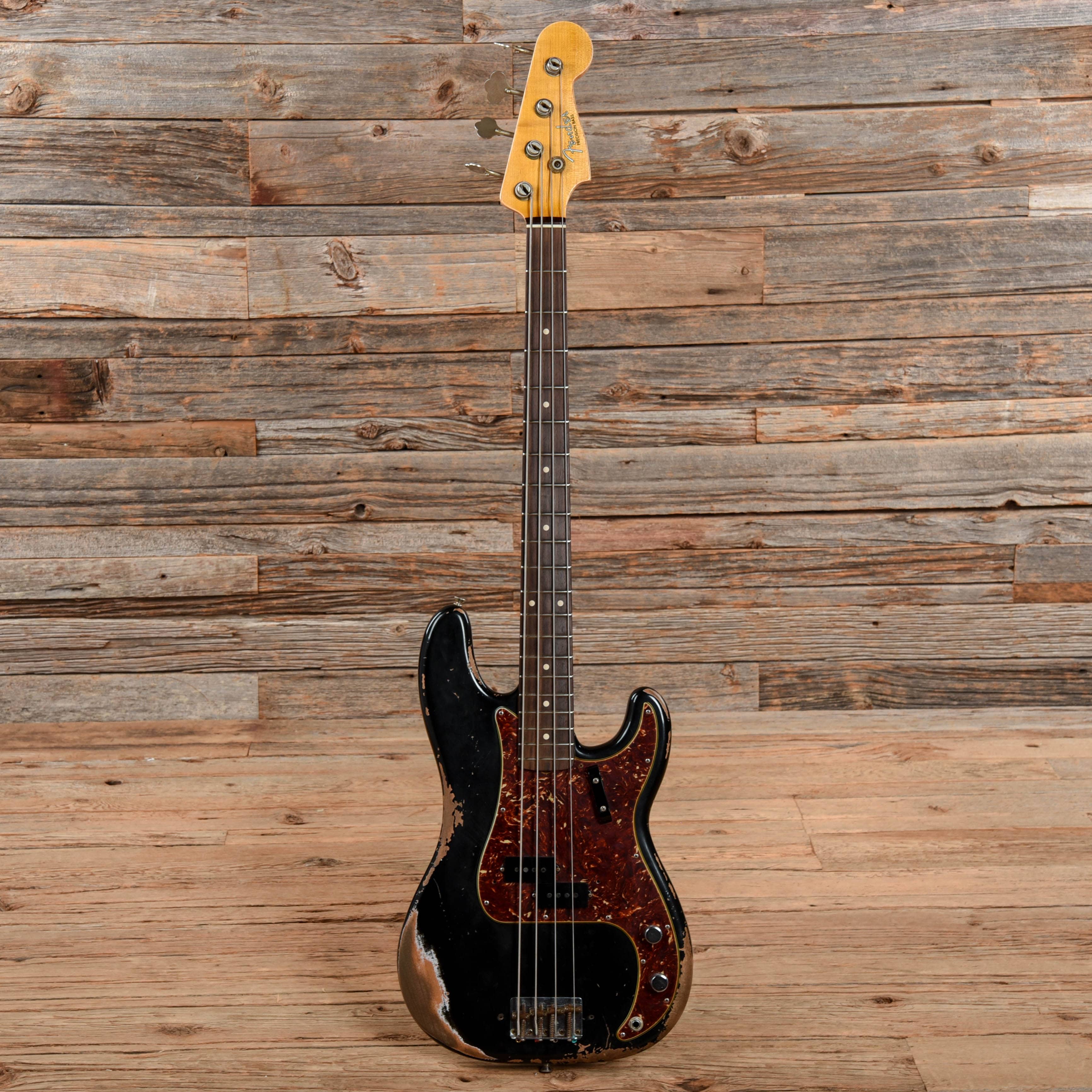 Fender Custom Shop '60 Precision Bass Relic Black 2020 Bass Guitars / 4-String