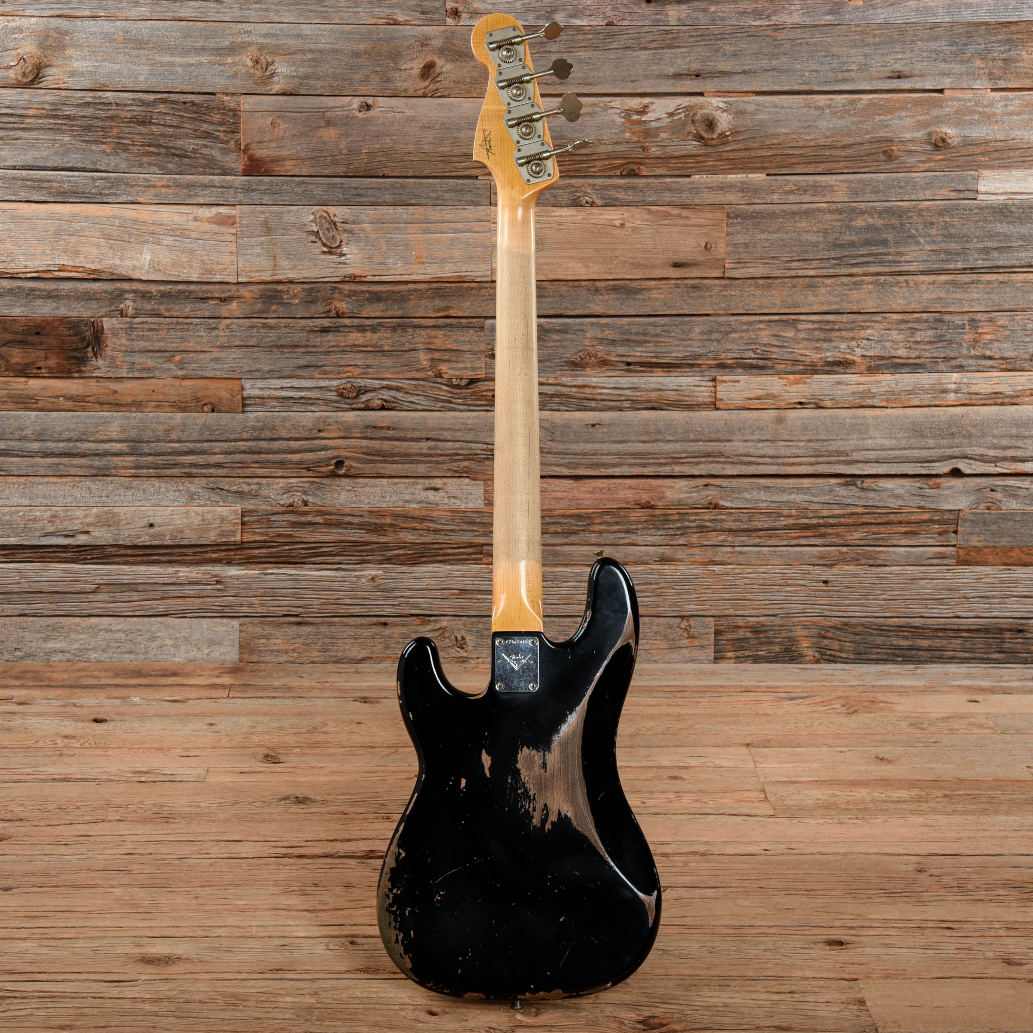 Fender Custom Shop '60 Precision Bass Relic Black 2020 Bass Guitars / 4-String