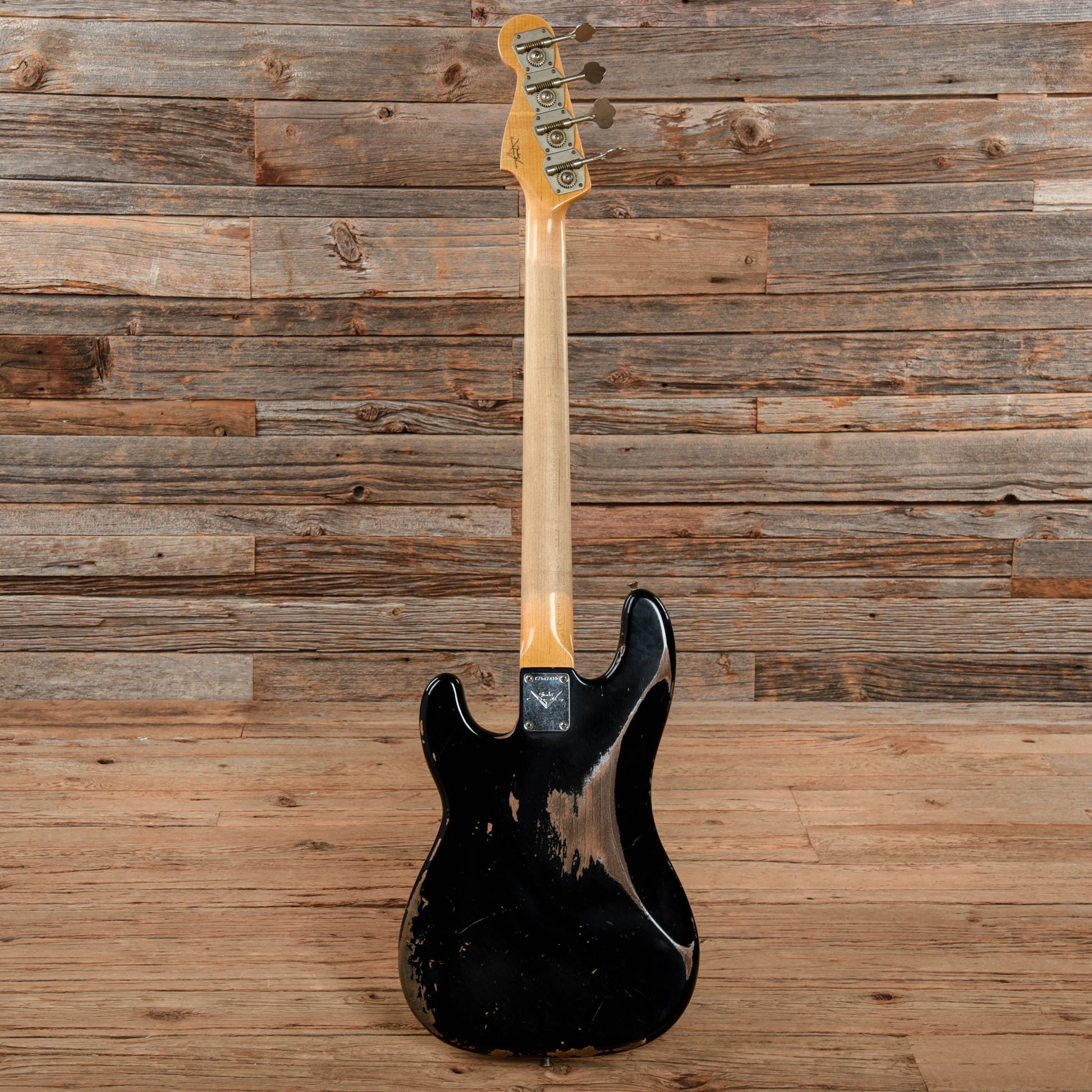 Fender Custom Shop '60 Precision Bass Relic Black 2020 Bass Guitars / 4-String