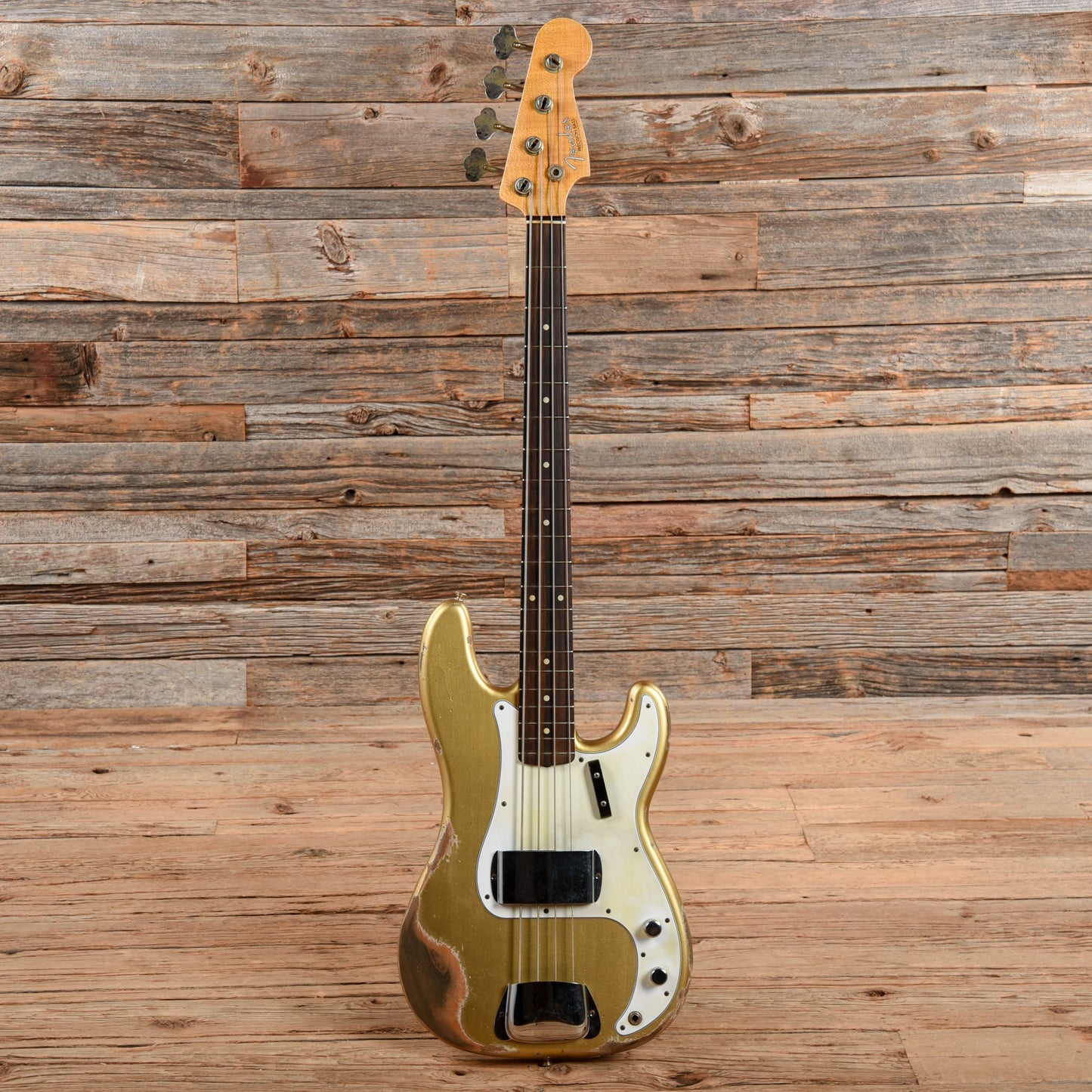 Fender Custom Shop '63 Precision Bass Relic Shoreline Gold 2021 Bass Guitars / 4-String