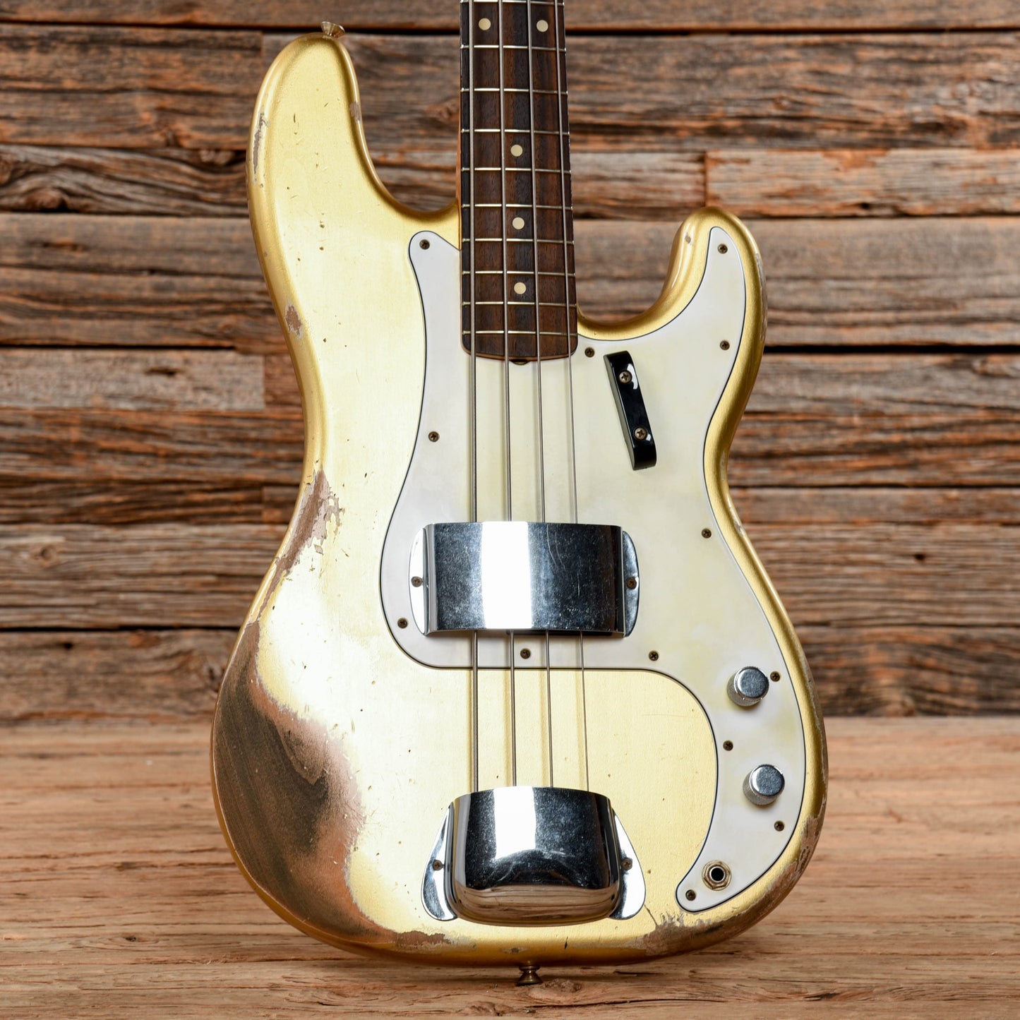 Fender Custom Shop '63 Precision Bass Relic Shoreline Gold 2021 Bass Guitars / 4-String