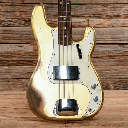Fender Custom Shop '63 Precision Bass Relic Shoreline Gold 2021 Bass Guitars / 4-String