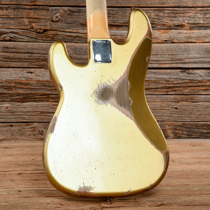 Fender Custom Shop '63 Precision Bass Relic Shoreline Gold 2021 Bass Guitars / 4-String