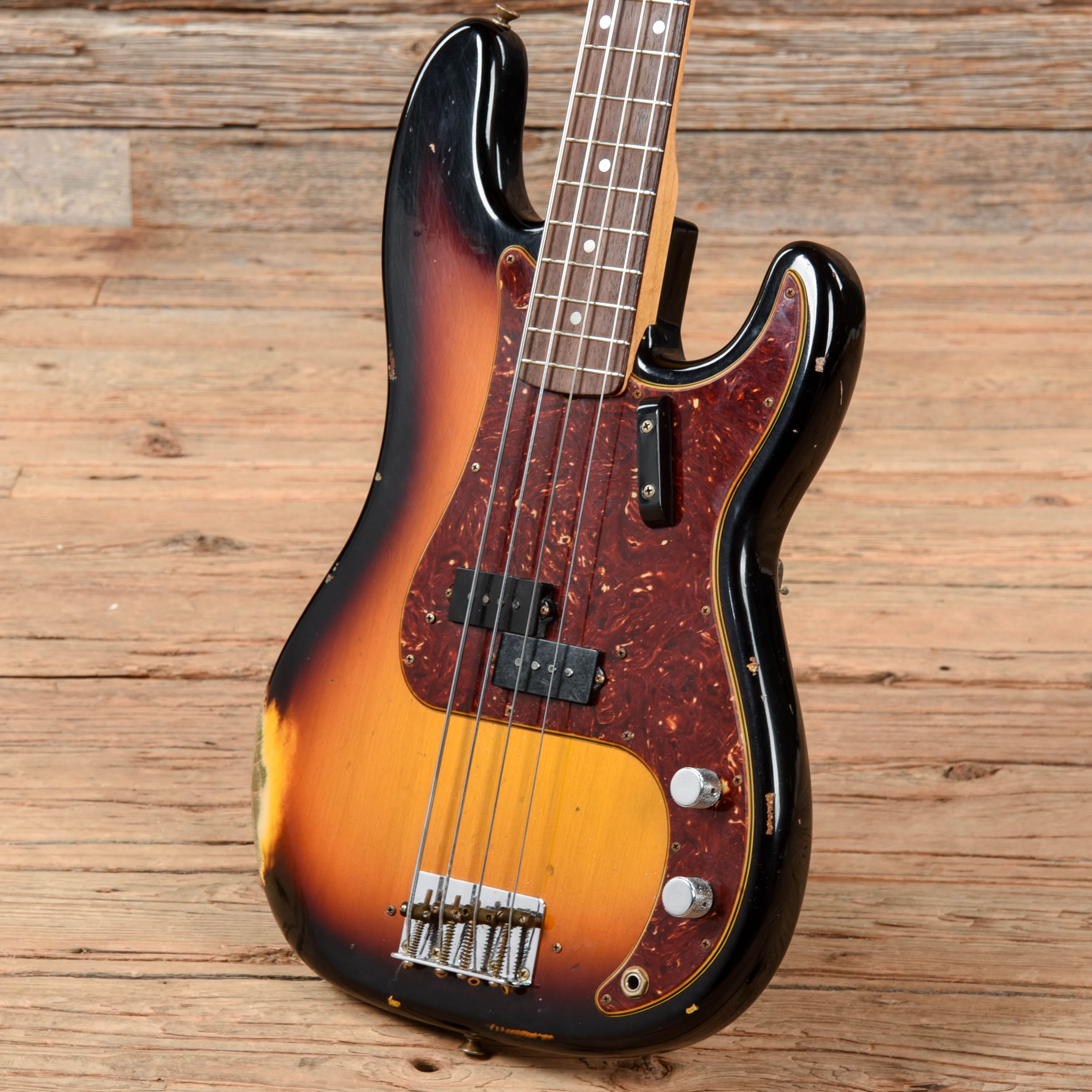 Fender Custom Shop '64 Precision Bass Sunburst 2021 Bass Guitars / 4-String