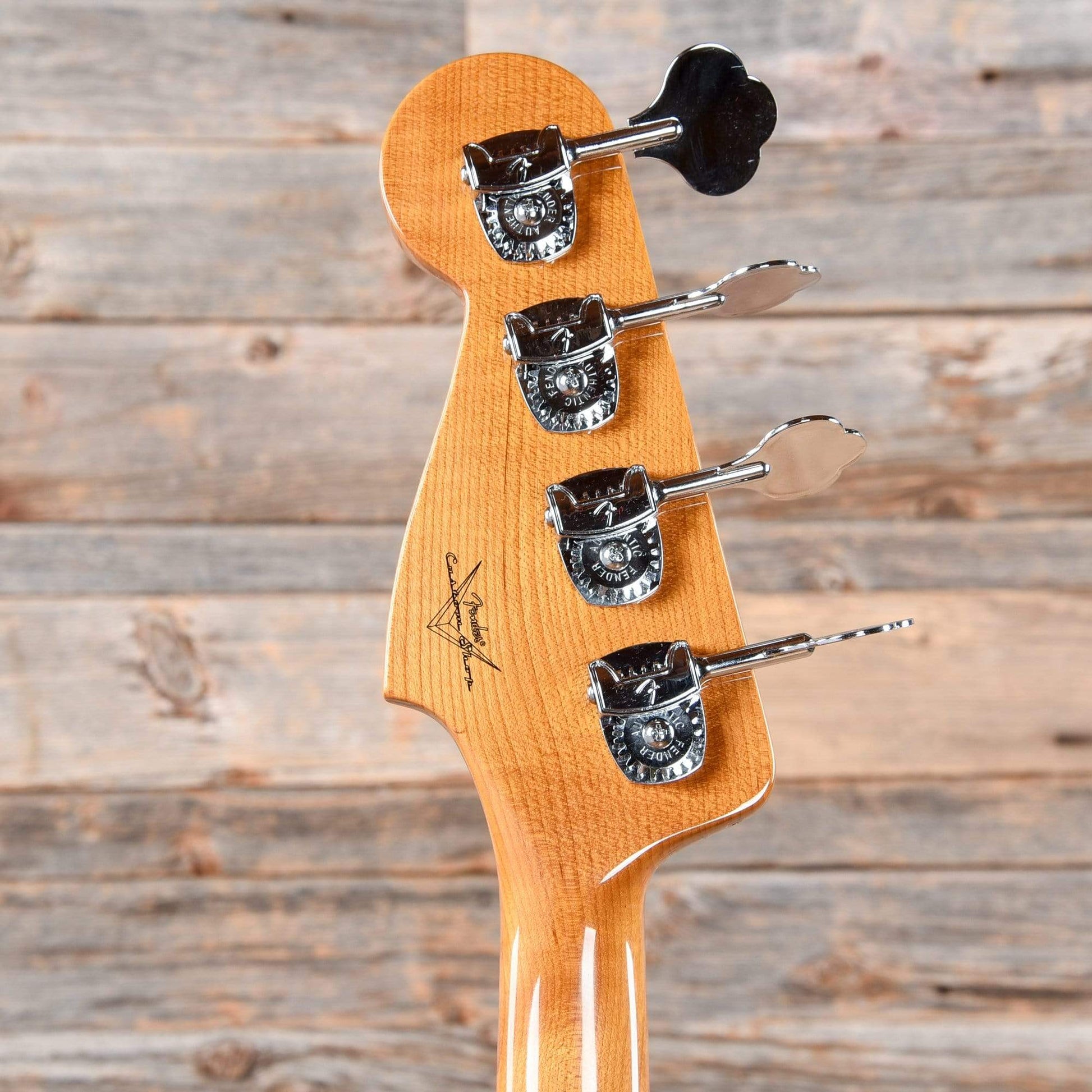 Fender Custom Shop Artisan Precision Bass Spalted Maple Top Natural 2018 Bass Guitars / 4-String