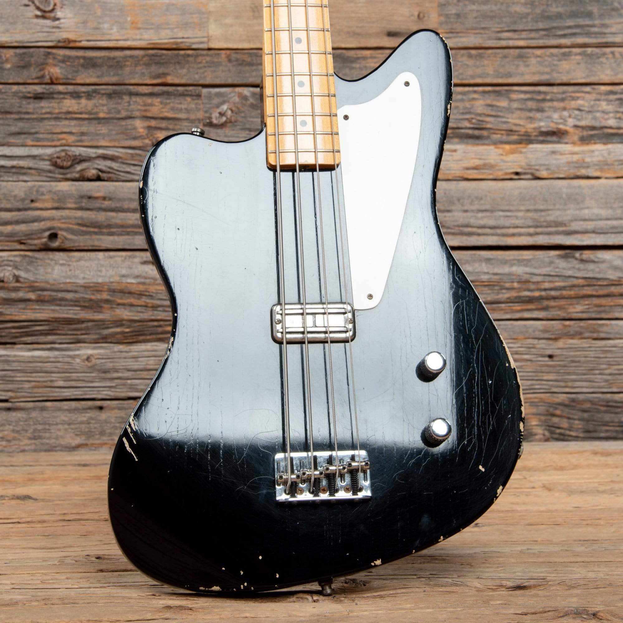 Fender Custom Shop La Cabronita Boracho Relic Black 2012 Bass Guitars / 4-String