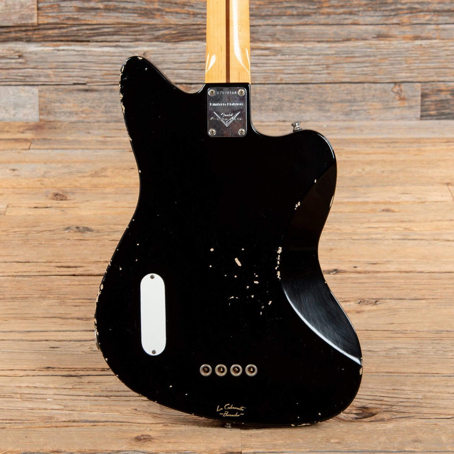 Fender Custom Shop La Cabronita Boracho Relic Black 2012 Bass Guitars / 4-String