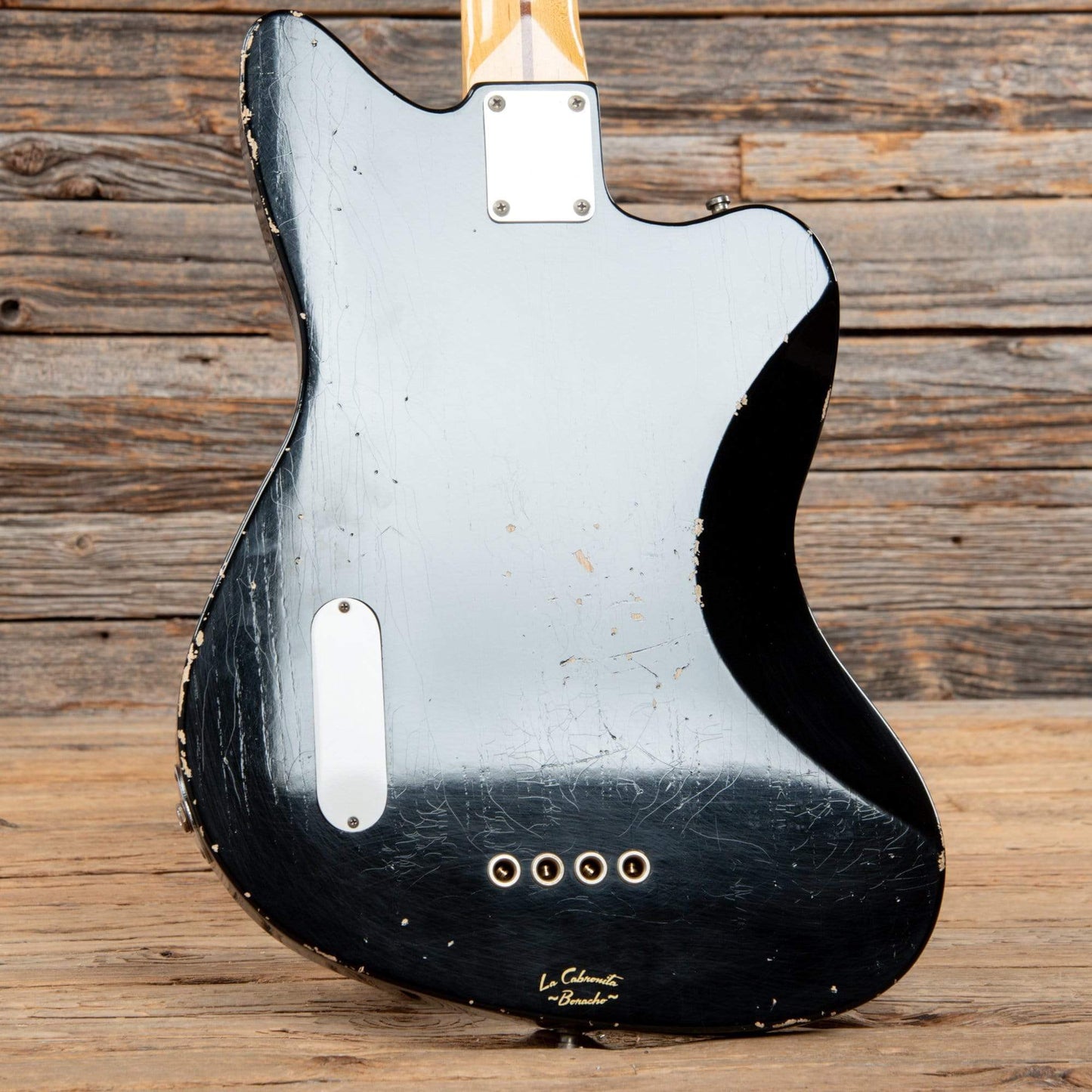 Fender Custom Shop La Cabronita Boracho Relic Black 2012 Bass Guitars / 4-String