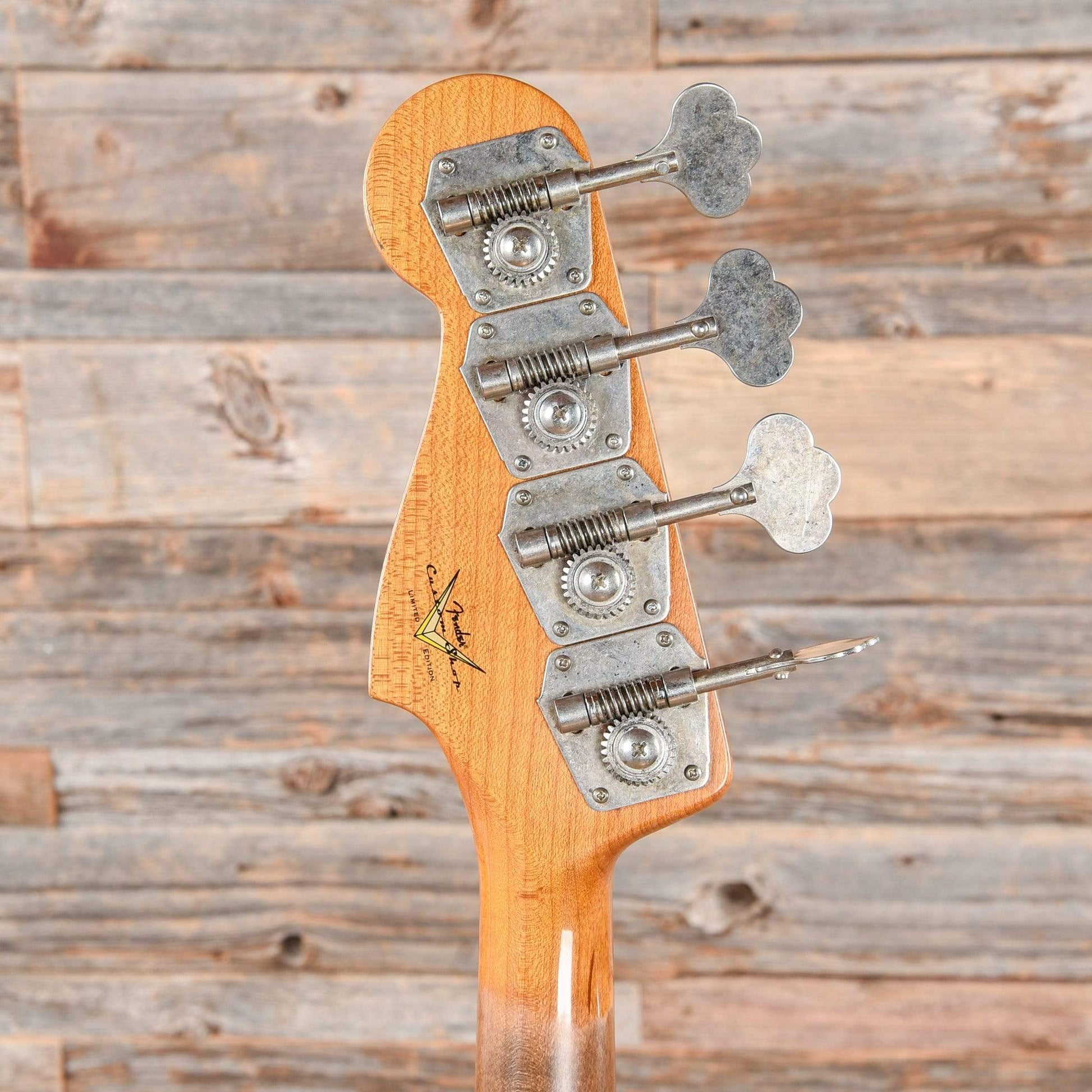 Fender Custom Shop Limited 1960 Jazz Bass Relice w/Roasted Maple Neck Olympic White 2017 Bass Guitars / 4-String