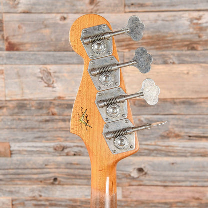 Fender Custom Shop Limited 1960 Jazz Bass Relice w/Roasted Maple Neck Olympic White 2017 Bass Guitars / 4-String