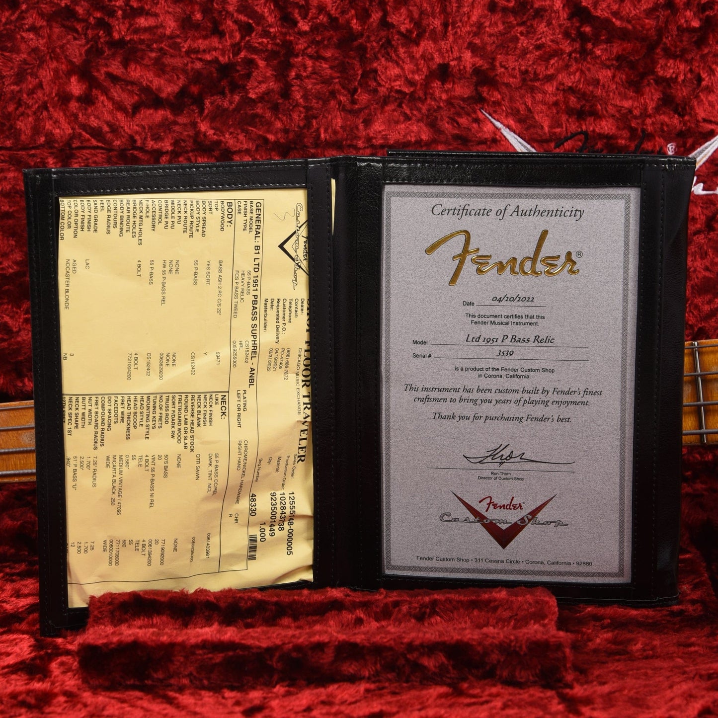 Fender Custom Shop Limited Edition 1951 Precision Bass Super Heavy Relic Aged Nocaster Blonde Bass Guitars / 4-String