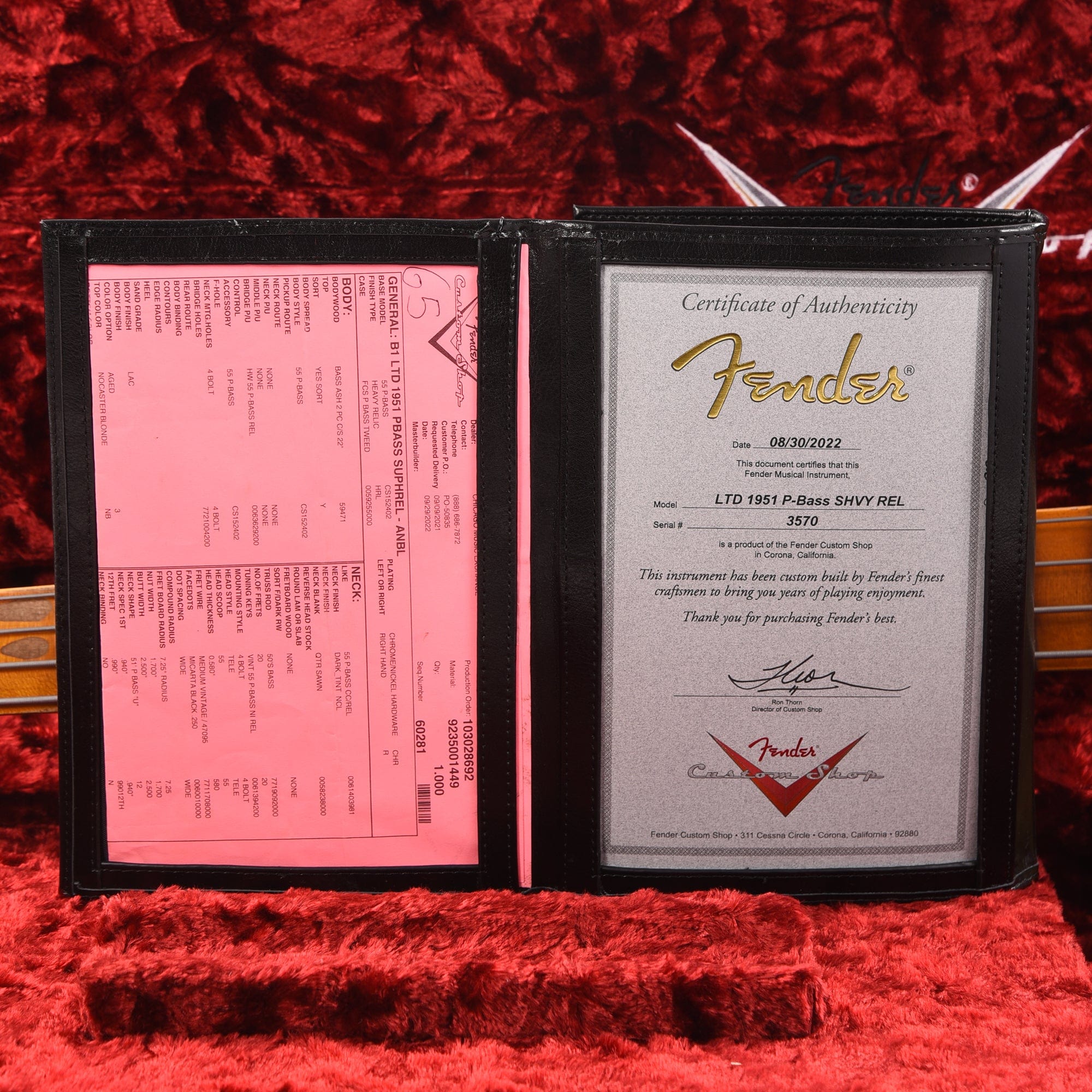 Fender Custom Shop Limited Edition 1951 Precision Bass Super Heavy