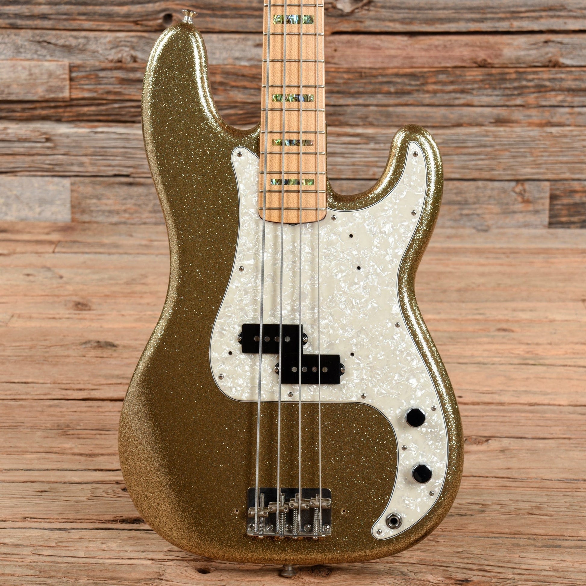 Fender Custom Shop Limited Edition Adam Clayton Precision Bass Gold Sparkle 2011