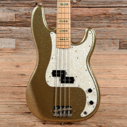 Fender Custom Shop Limited Edition Adam Clayton Precision Bass Gold Sparkle 2011 Bass Guitars / 4-String