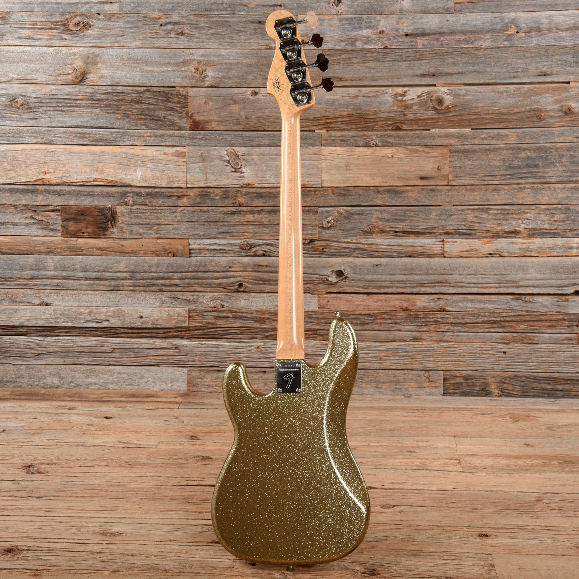 Fender Custom Shop Limited Edition Adam Clayton Precision Bass Gold Sparkle 2011 Bass Guitars / 4-String