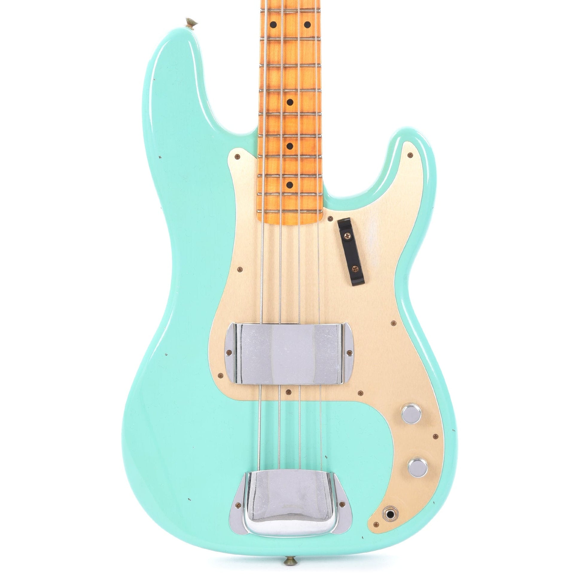Fender Custom Shop Time Machine 1959 Precision Bass Journeyman Faded Aged Seafoam Green Bass Guitars / 4-String