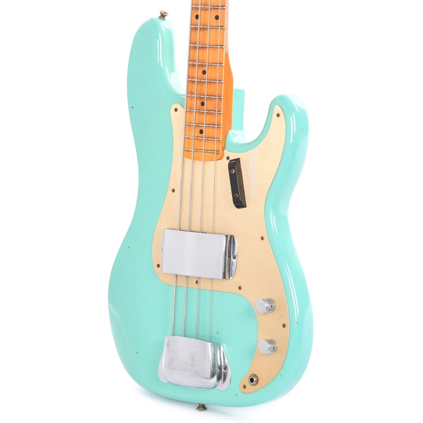 Fender Custom Shop Time Machine 1959 Precision Bass Journeyman Faded Aged Seafoam Green Bass Guitars / 4-String