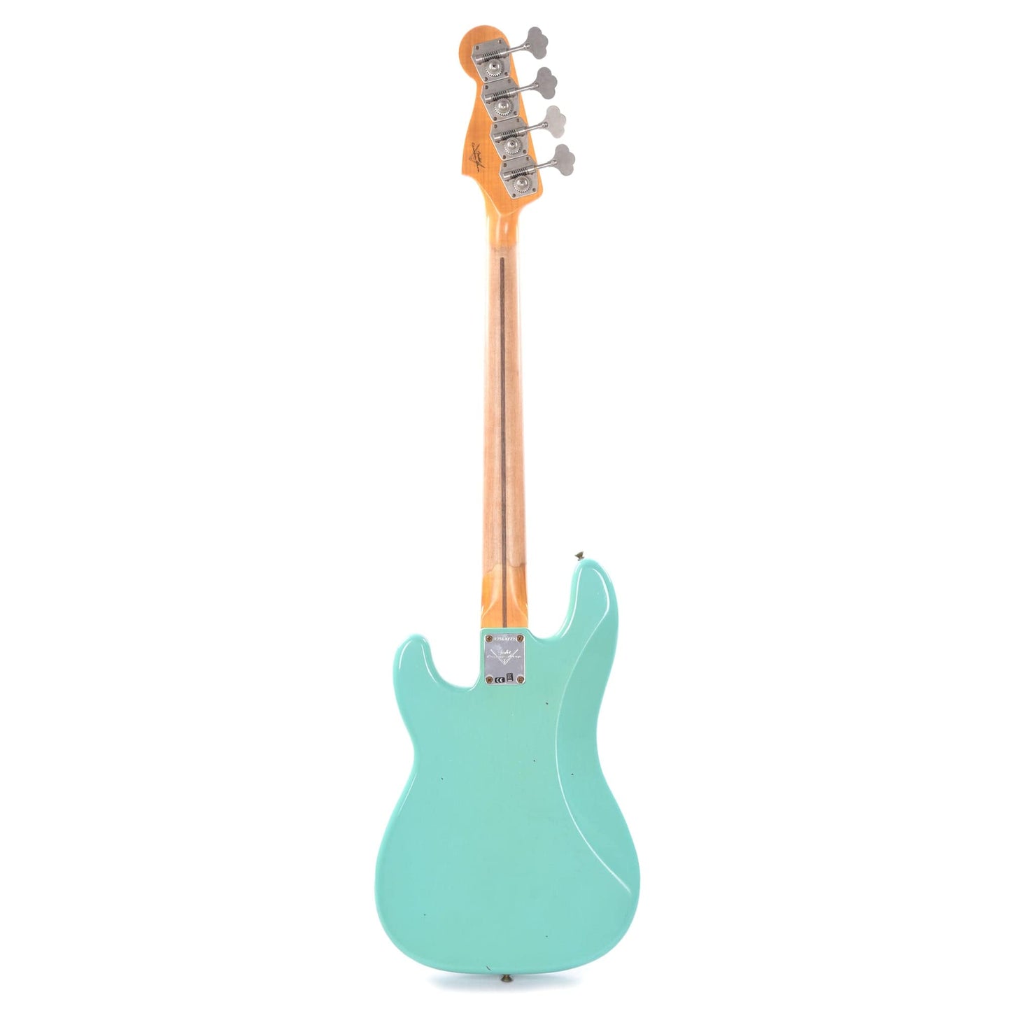 Fender Custom Shop Time Machine 1959 Precision Bass Journeyman Faded Aged Seafoam Green Bass Guitars / 4-String