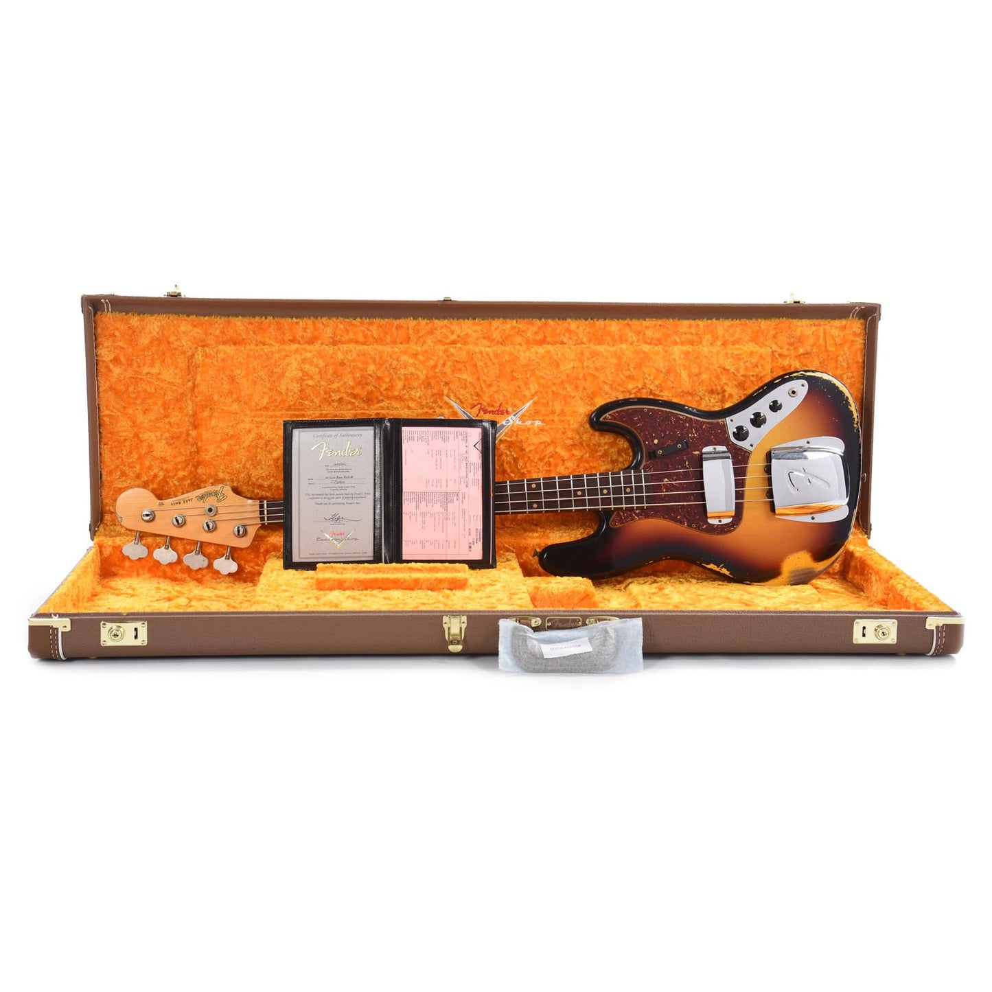 Fender Custom Shop Time Machine 1961 Jazz Bass Heavy Relic 3-Color Sunburst Bass Guitars / 4-String