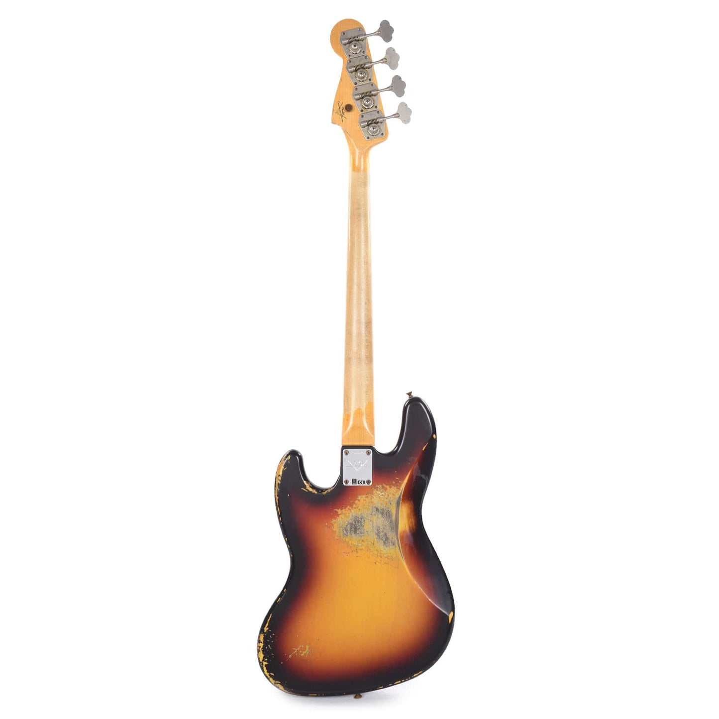 Fender Custom Shop Time Machine 1961 Jazz Bass Heavy Relic 3-Color Sunburst Bass Guitars / 4-String