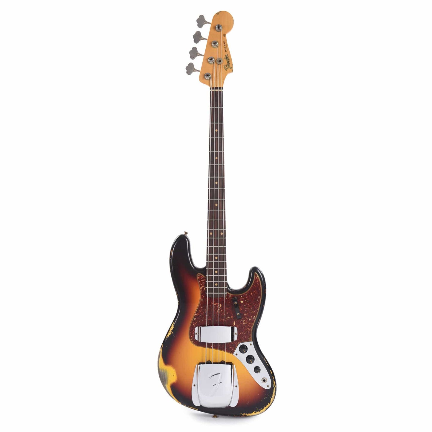 Fender Custom Shop Time Machine 1961 Jazz Bass Heavy Relic 3-Color Sunburst Bass Guitars / 4-String