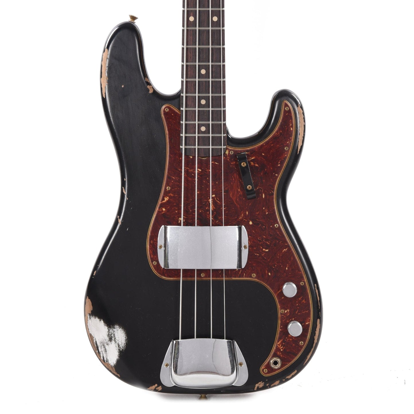 Fender Custom Shop Time Machine 1961 Precision Bass Relic Aged Black Bass Guitars / 4-String