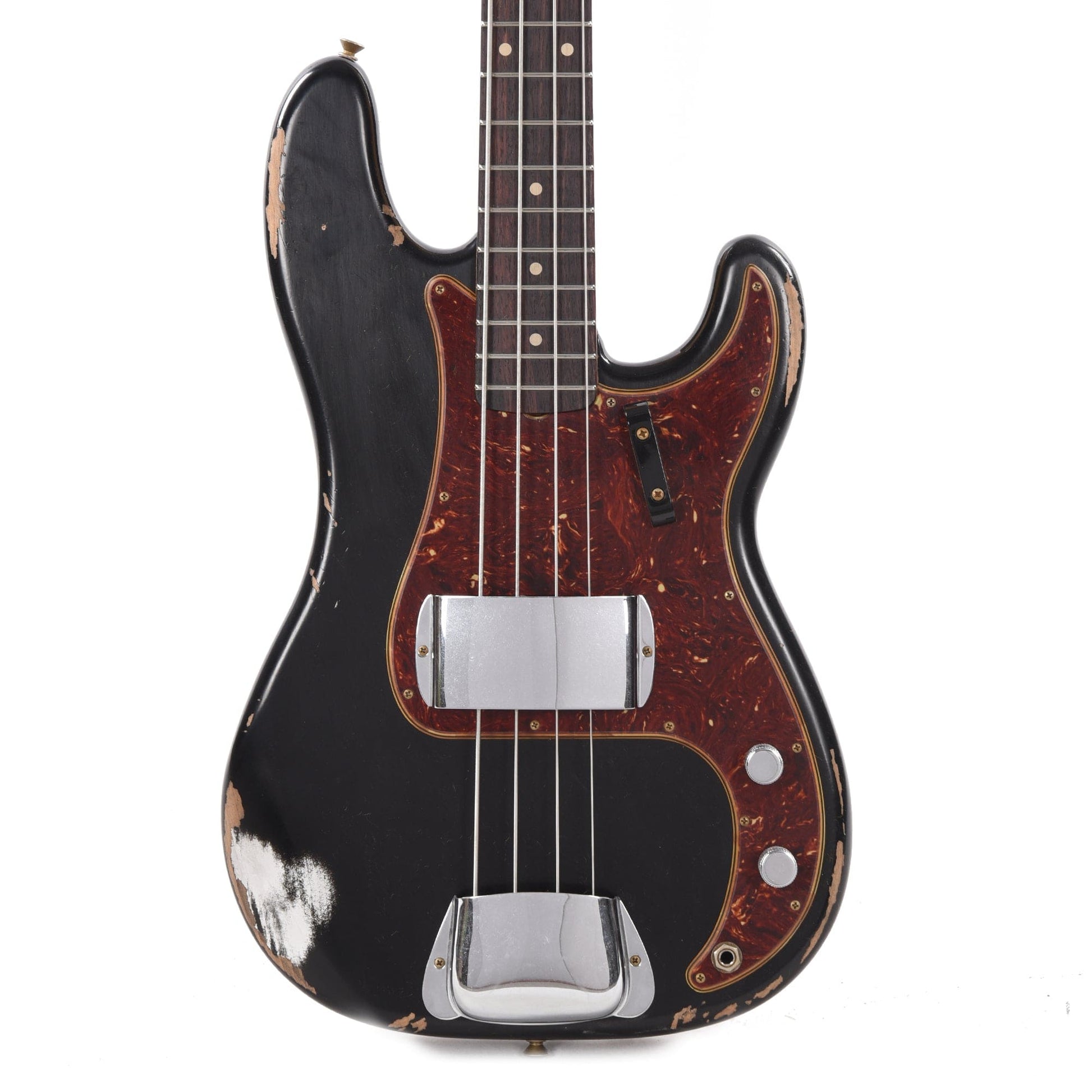 Fender Custom Shop Time Machine 1961 Precision Bass Relic Aged Black Bass Guitars / 4-String