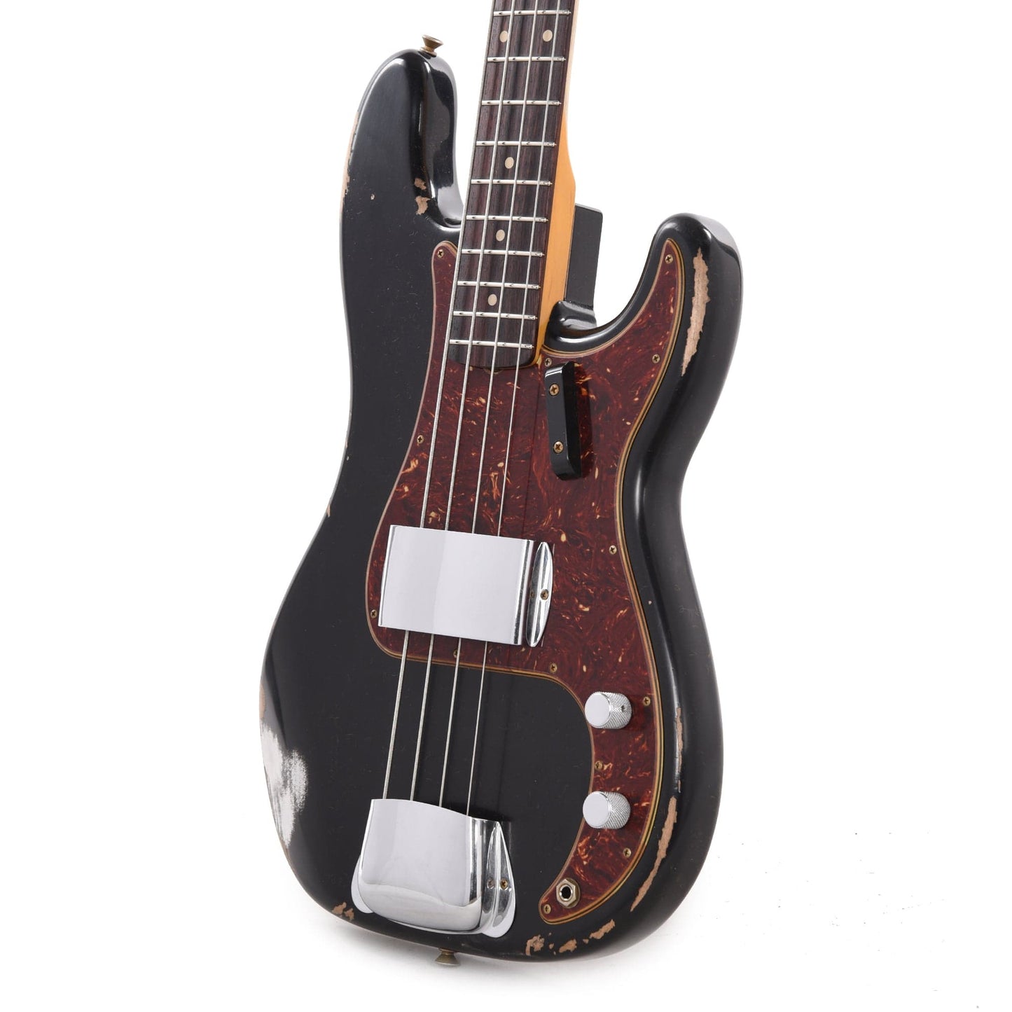 Fender Custom Shop Time Machine 1961 Precision Bass Relic Aged Black Bass Guitars / 4-String