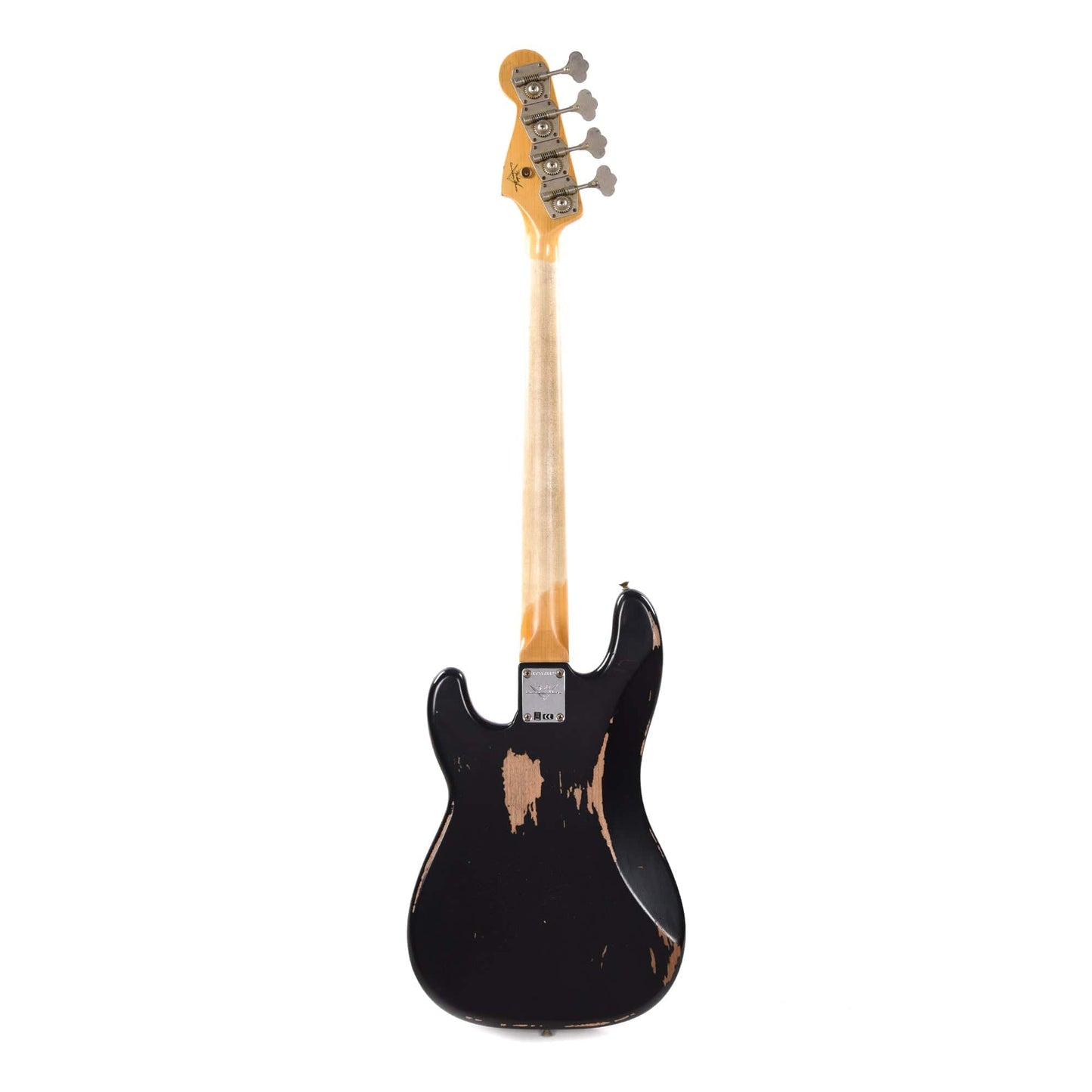 Fender Custom Shop Time Machine 1961 Precision Bass Relic Aged Black Bass Guitars / 4-String