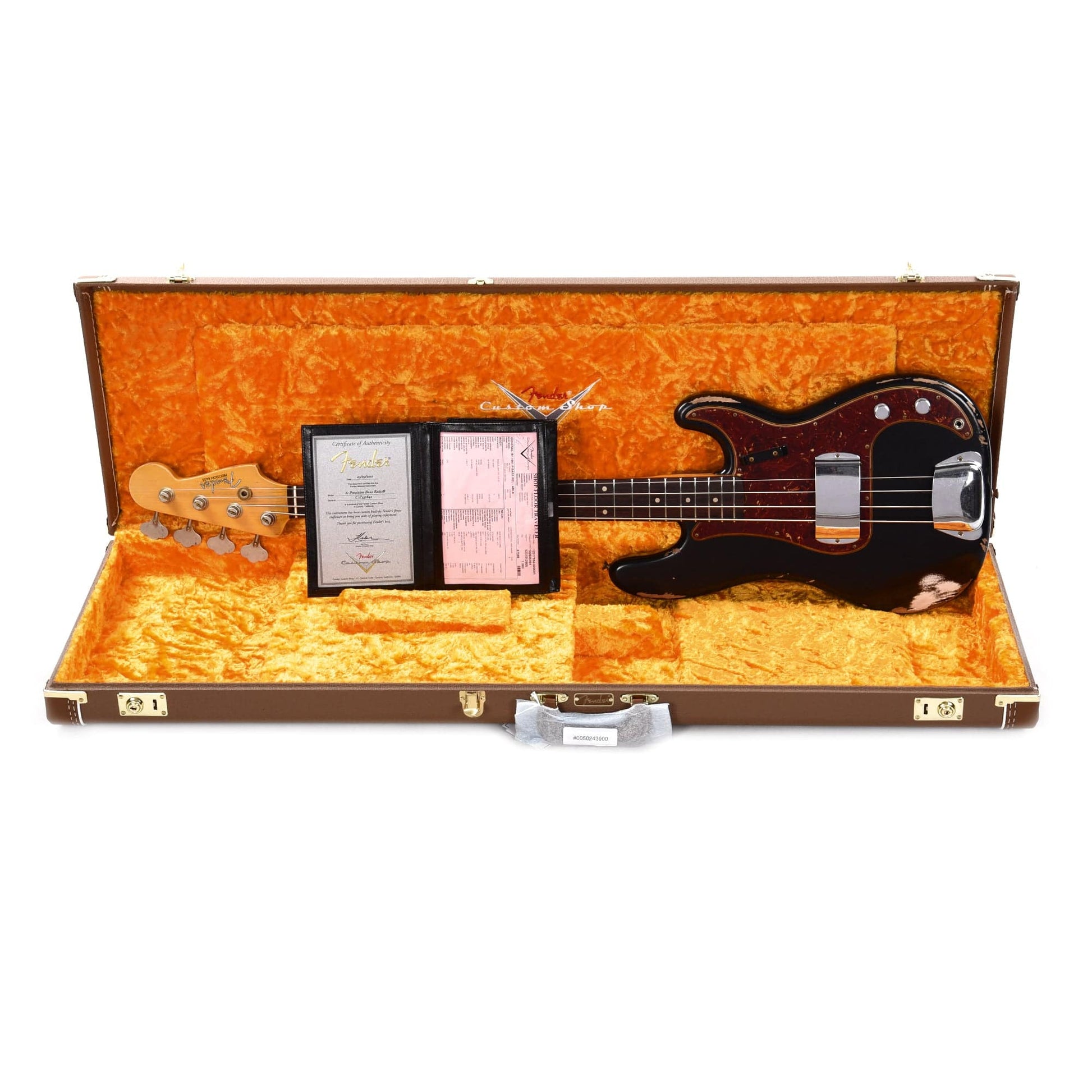 Fender Custom Shop Time Machine 1961 Precision Bass Relic Aged Black Bass Guitars / 4-String