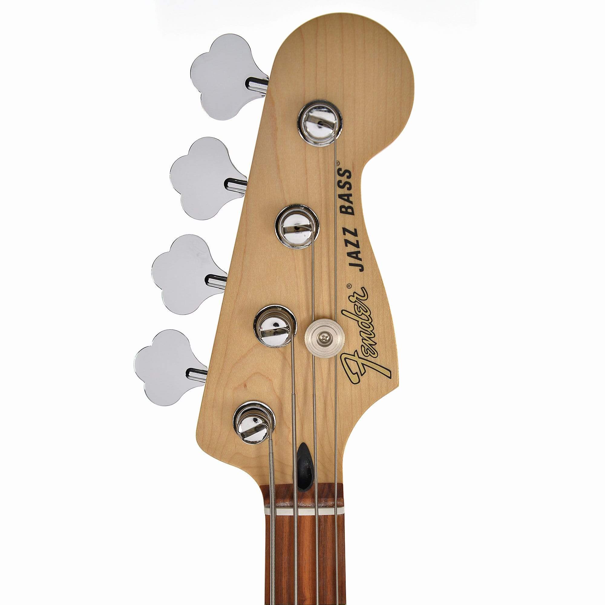 Fender Deluxe Active Jazz Bass Olympic White Bass Guitars / 4-String