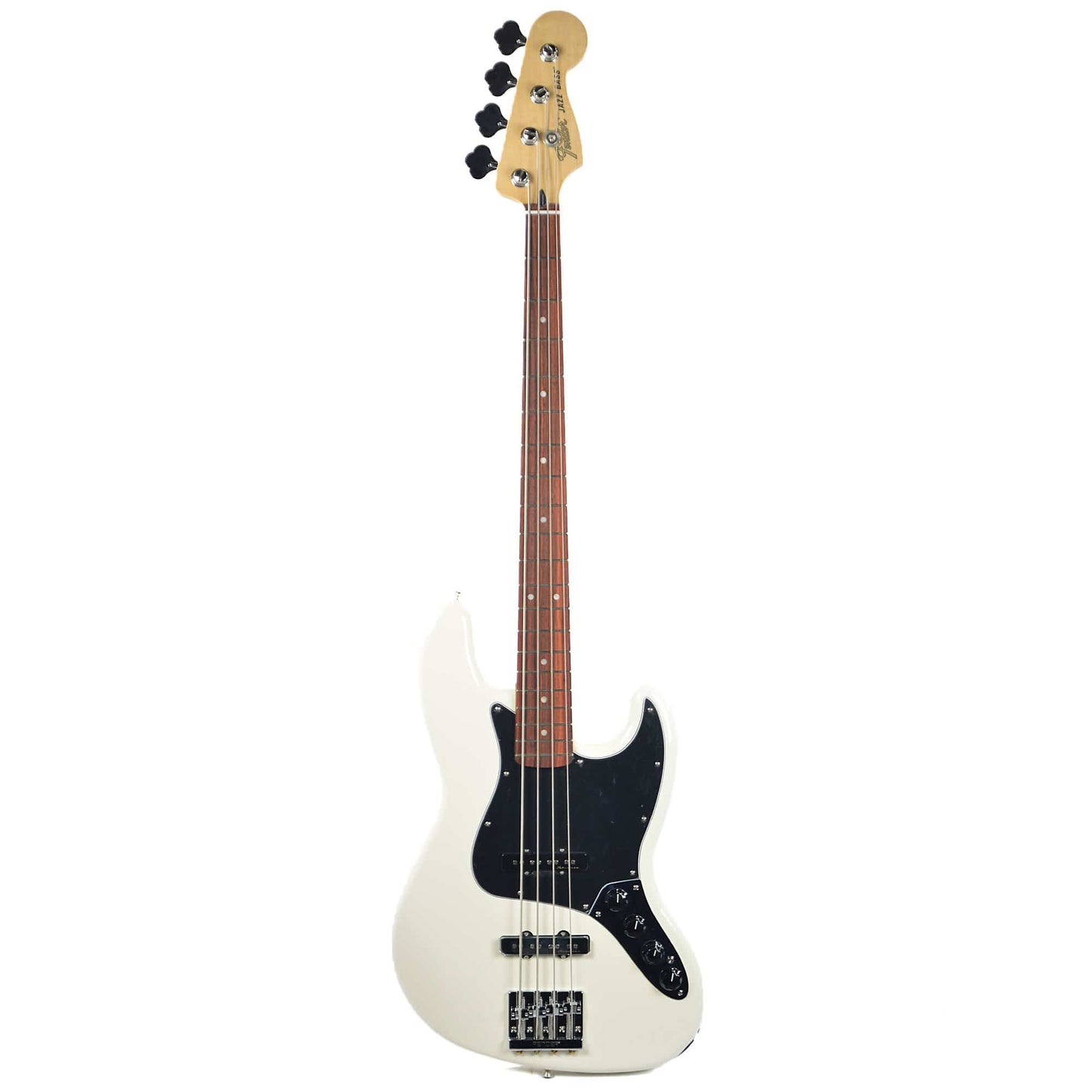 Fender Deluxe Active Jazz Bass RW Olympic White Bass Guitars / 4-String