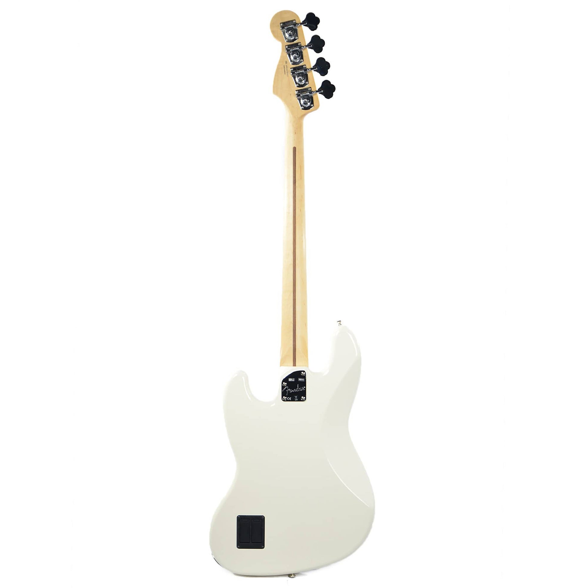 Fender Deluxe Active Jazz Bass RW Olympic White Bass Guitars / 4-String