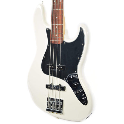 Fender Deluxe Active Jazz Bass RW Olympic White Bass Guitars / 4-String