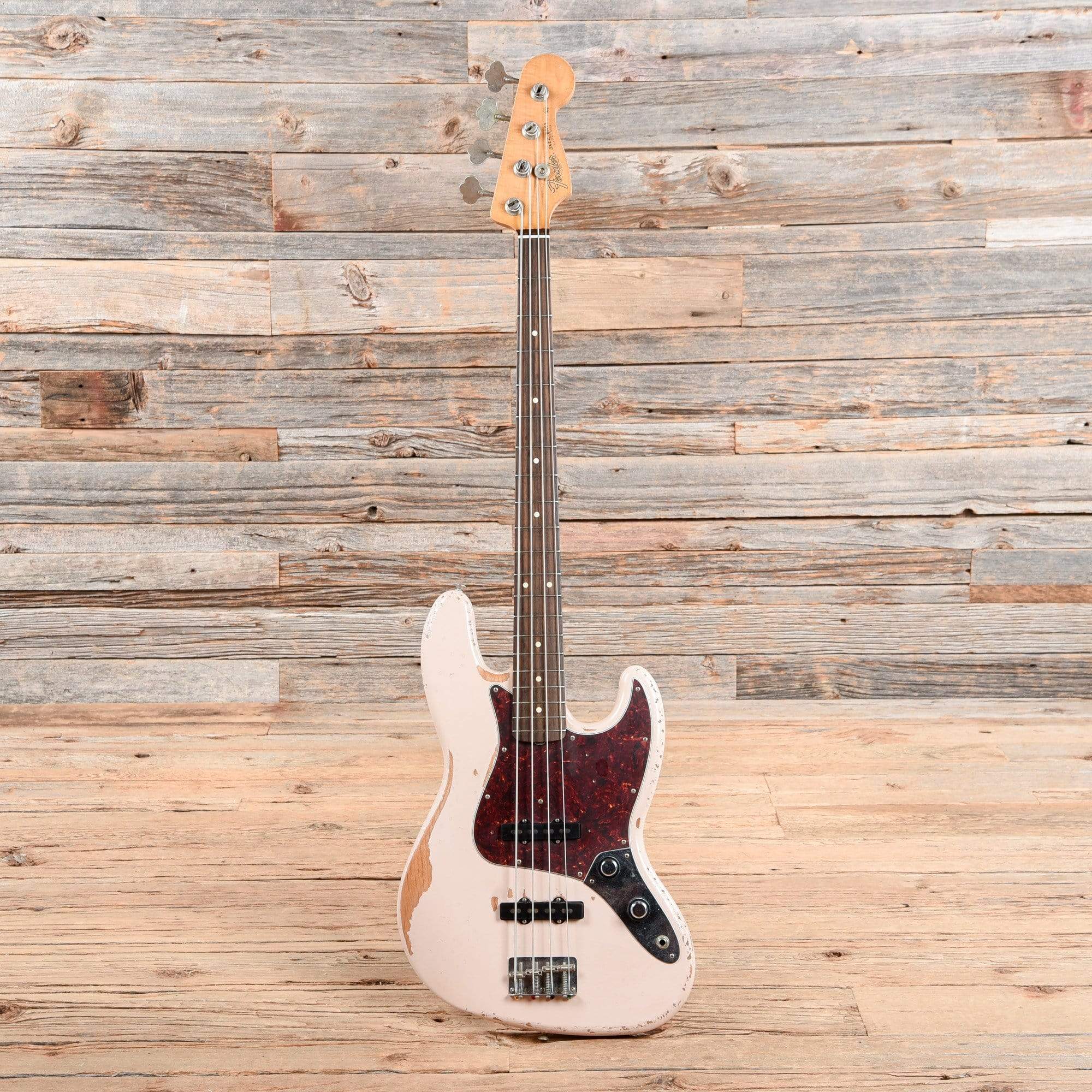 Fender Flea Artist Series Road Worn Signature Jazz Bass Shell Pink 2018 Bass Guitars / 4-String