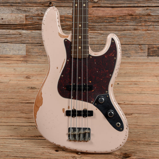 Fender Flea Artist Series Road Worn Signature Jazz Bass Shell Pink 2019 Bass Guitars / 4-String