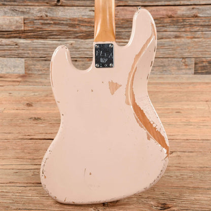 Fender Flea Artist Series Road Worn Signature Jazz Bass Shell Pink 2020 Bass Guitars / 4-String