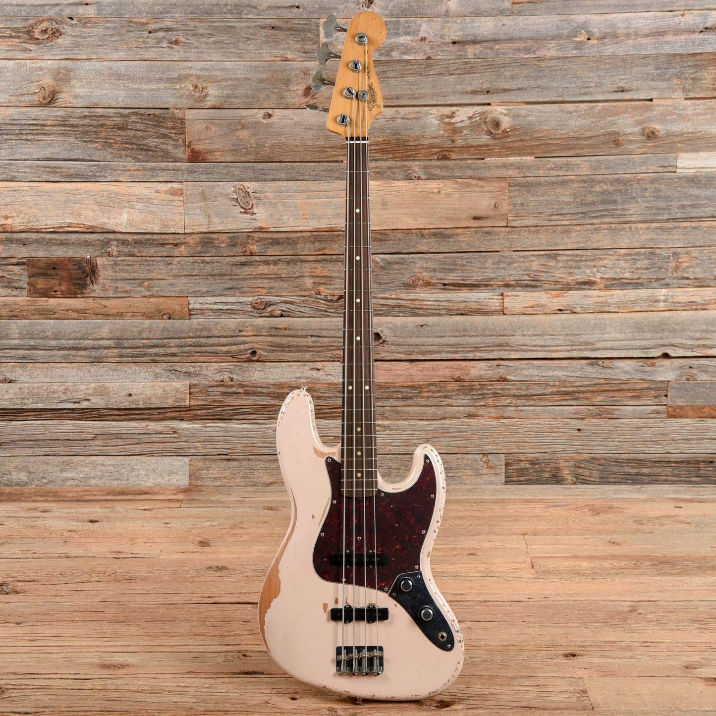 Fender Flea Artist Series Road Worn Signature Jazz Bass Shell Pink 2020 Bass Guitars / 4-String