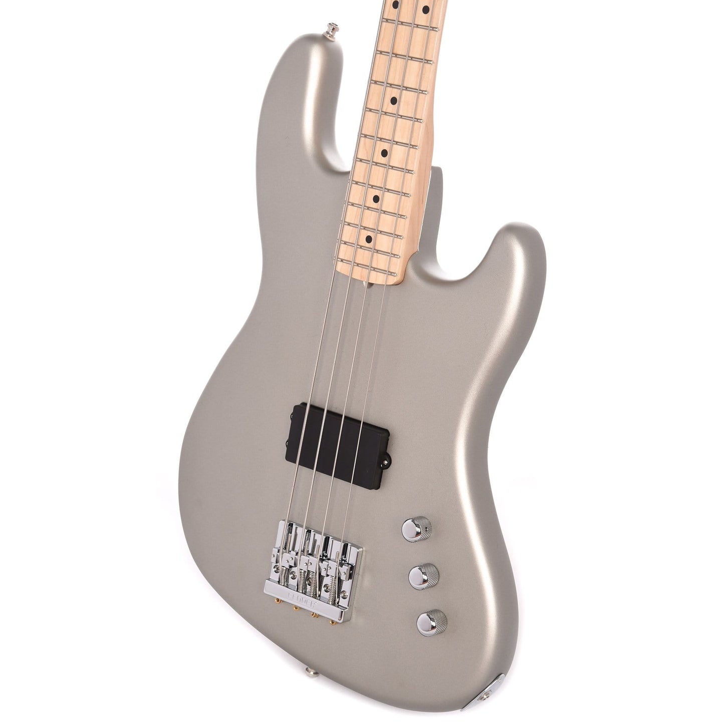 Fender Flea Jazz Bass Active Inca Silver w/Aguilar OBP-1 Preamp USED Bass Guitars / 4-String