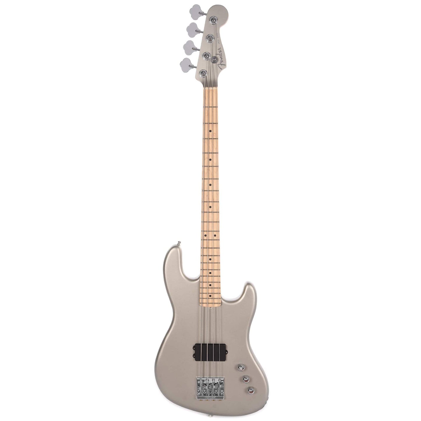 Fender Flea Jazz Bass Active Inca Silver w/Aguilar OBP-1 Preamp USED Bass Guitars / 4-String