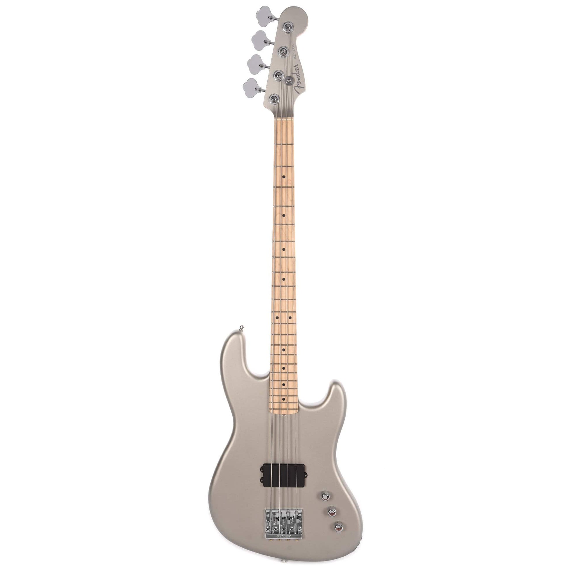 Fender Flea Jazz Bass Active Inca Silver w/Aguilar OBP-1 Preamp USED Bass Guitars / 4-String