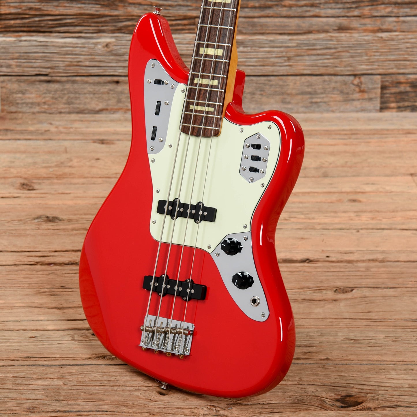 Fender Japan JAB Jaguar Bass Hot Rod Red Bass Guitars / 4-String