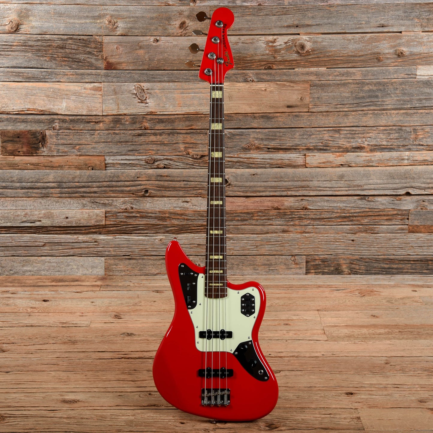 Fender Japan JAB Jaguar Bass Hot Rod Red Bass Guitars / 4-String