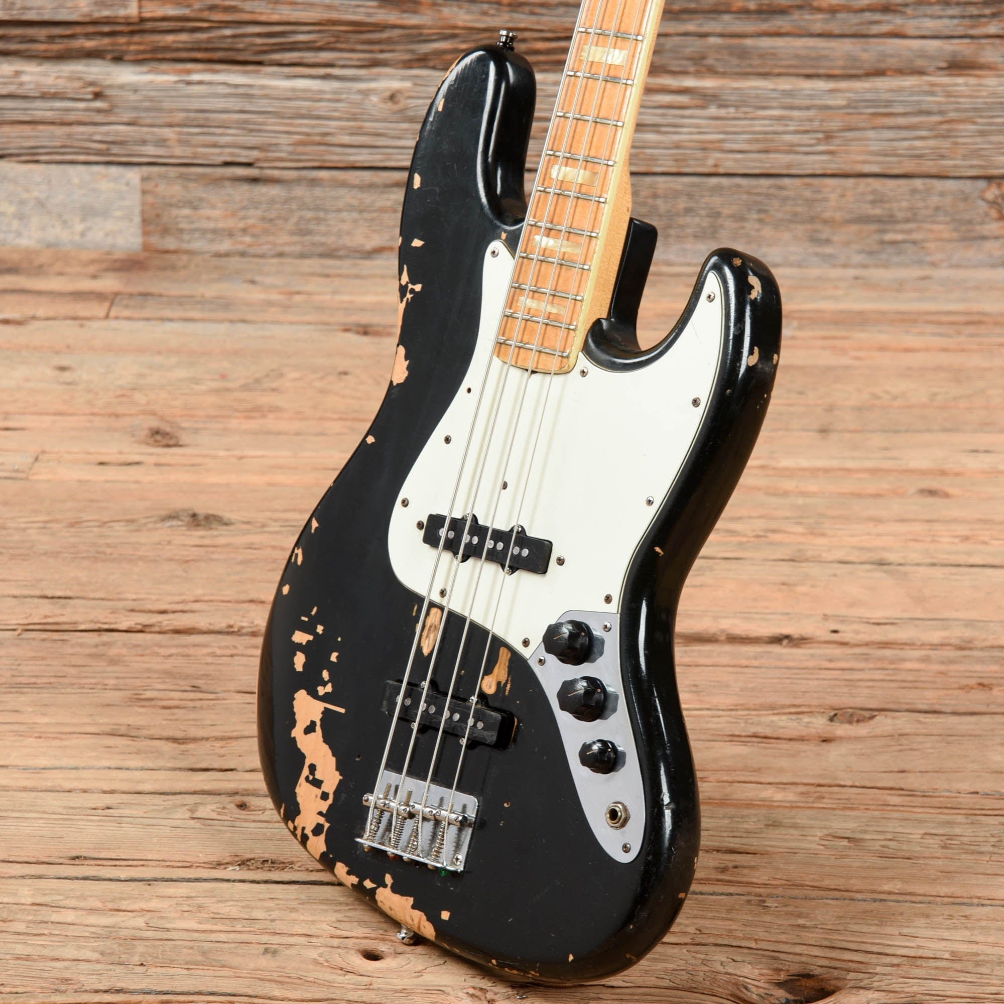 Fender Jazz Bass Black 1974 Bass Guitars / 4-String