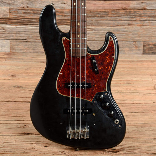 Fender Jazz Bass Black Refin 1966 Bass Guitars / 4-String