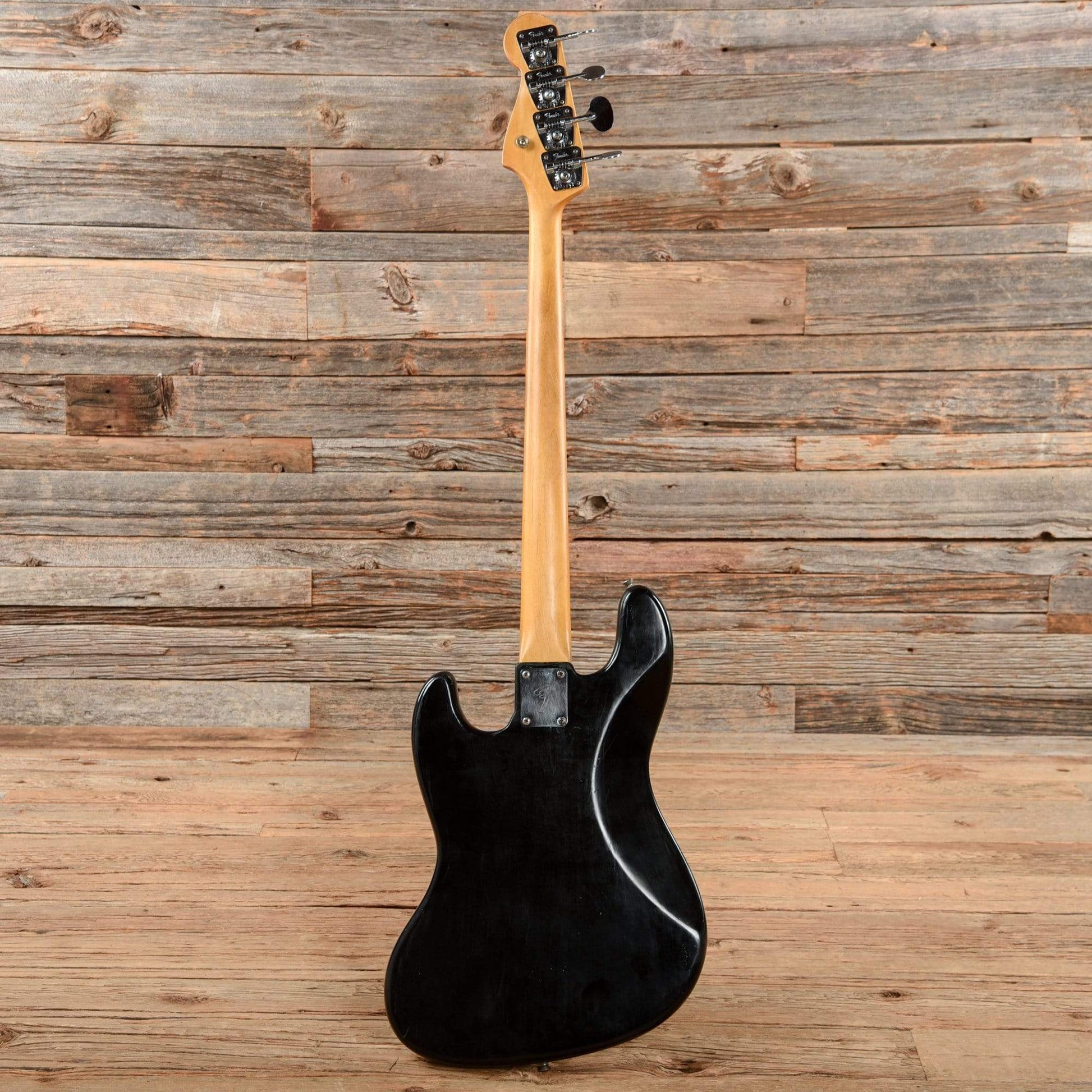 Fender Jazz Bass Black Refin 1966 Bass Guitars / 4-String