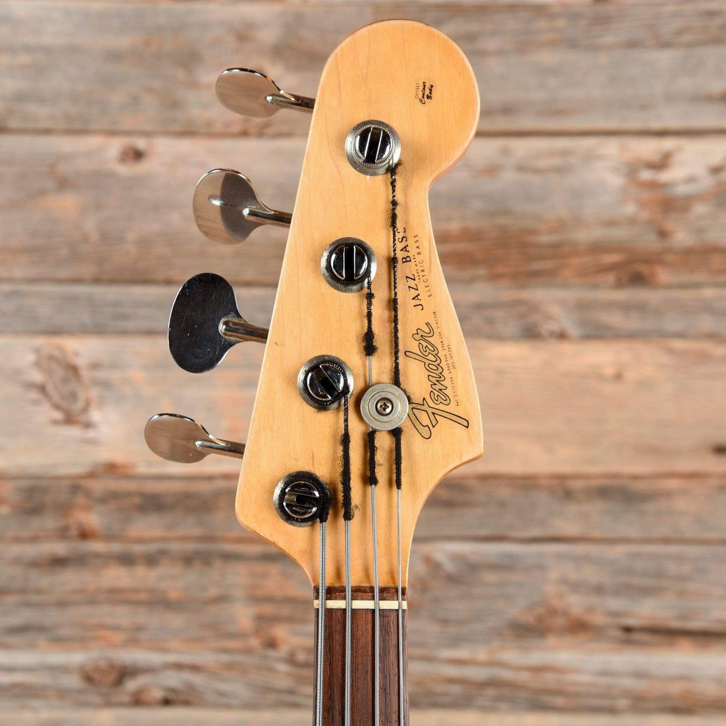 Fender Jazz Bass Black Refin 1966 Bass Guitars / 4-String